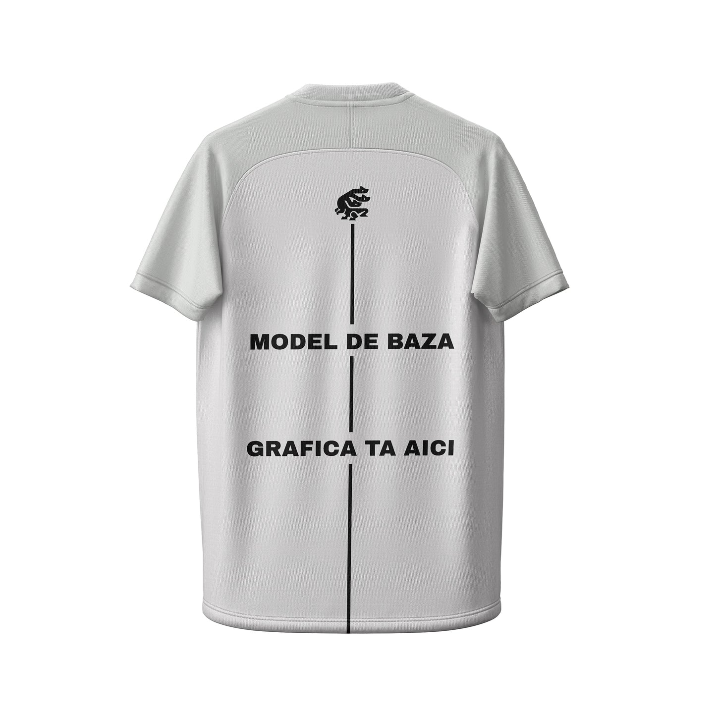 Tricou Sport Personalizabil – Core Essential Silver
